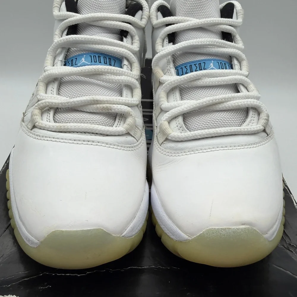 Nike Air Jordan 11 Retro Low Legend Blue White Sneakers Mens Size 9.5
